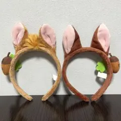 【2点セット】 ディズニー チップとデール カチューシャ