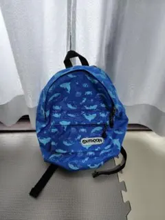 OUTDOOR 青 海洋生物柄 リュック