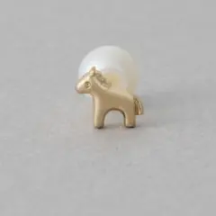 ete ハッピーカムカム 馬 ピアスのサムネイル