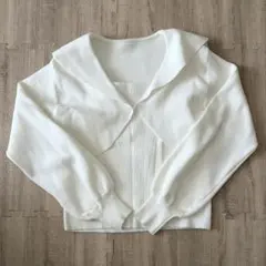 カーディガンとタンクトップ セット ホワイト