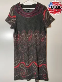 ヴィンテージワンピース❗️90sVINTAGE レトロ 高品質❗️【USA古着】