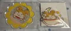 ハム太郎 カフェ まいどくん アクリルキーホルダー＆コースター2点