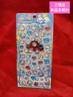 正規品 新品 ぷくぷくあわわちゃん プチドロップステッカー カミオジャパン