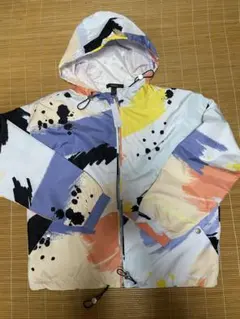 ★値下げ★フォーエバー21ナイロンジャケット ペイント柄Mサイズのサムネイル