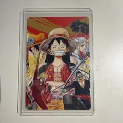ONE PIECE ナツコミ 2022 特製ダブルステッカー ルフィ サイン入り