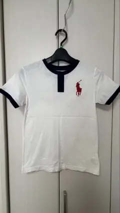 Polo Ralph Lauren リンガーTシャツ ホワイト ネイビー