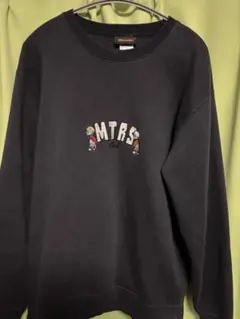matroos トレーナー ブラック MTRS刺繍のサムネイル