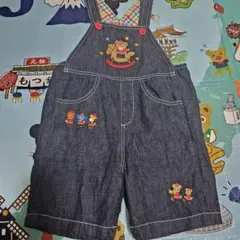 【美品】ミキハウス　サロペット　オーバーオール　プッチー　L