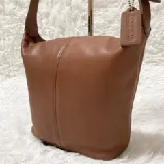COACH ワンショルダーバッグ　4148 オールドコーチ　キャメル　チャーム付