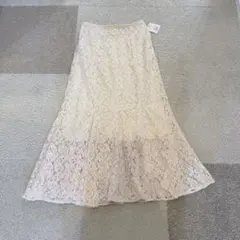 NICE CLAUP マーメイド　スカート　フリル　レース柄