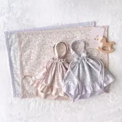 〈34〉ひじりかわ様　ハンドメイド リバティ 体操服袋 給食袋 メドウテイルズ