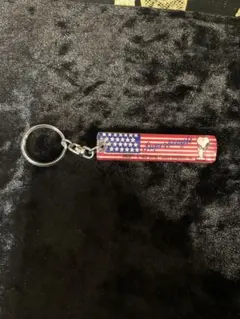 スヌーピー アメリカ国旗？ キーホルダー