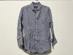 Psycho Bunny サイコバニー リネンギンガムチェックシャツ 2 美品