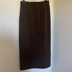 コーデュロイ　タイトスカート　ブラウン