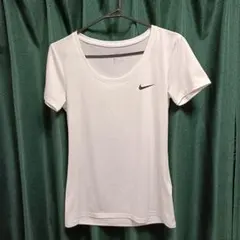 NIKE DRI-FIT レディース 半袖 Tシャツ ホワイト Mのサムネイル