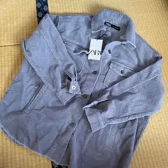 ZARA コーデュロイ ジャケット グレー 新品未使用