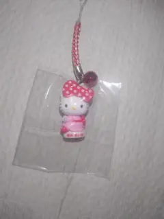 激レア♥ご当地限定根付♥キティちゃん横浜赤い靴&ビックリボン