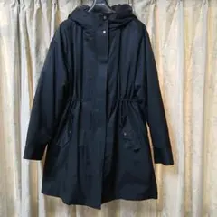 【新品】groveグローブ(ワールド)　 3WAYアウター　モッズコート　黒　L