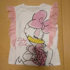 【値下げ】デイジーダック フリル付きTシャツ Mサイズ