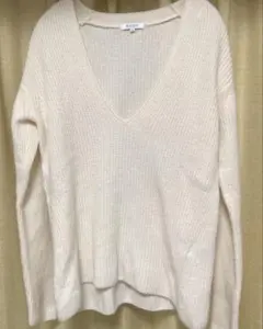 プラステ PLST ウール100% ニット Vネック 試着のみ