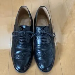 【美品】REGAL ウイングチップ メダリオン 黒 革靴 24.0㎝ ☆お値下げ