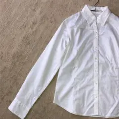 ニューヨーカー 長袖ブラウス 9R ホワイト レディース シャツ コットン100