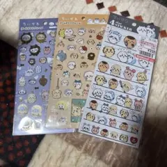 S*i様 ちいかわゴールドクリアシール・4サイズステッカーミックスの3セット