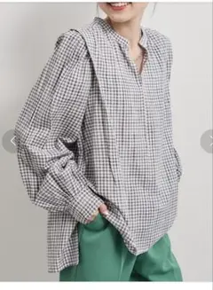 CIAOPANIC TYPY チェックボリュームブラウス⭐︎美品⭐︎秋物