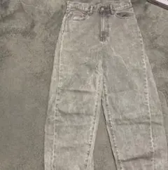 GU メンズ バレルレッグジーンズ 28