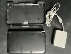 ニンテンドー3DS LL ブラック 任天堂 本体 3DS グリップ　充電器付