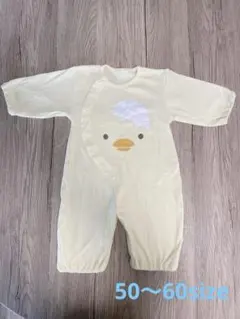 ❁⃘ロンパース カバーオール ❁⃘ 50～60size ヒヨコ