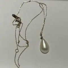 MIKIMOTO ミキモト 真珠 ティアドロップ ネックレス - メルカリ