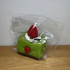 kikisquishy もち米泥風 いちご抹茶ケーキ スクイーズ
