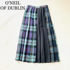 1968A オニールオブダブリン グリーンレーベル別注　パネルキルトスカート