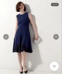 ユナイテッドアローズ ノースリーブ フレアワンピース