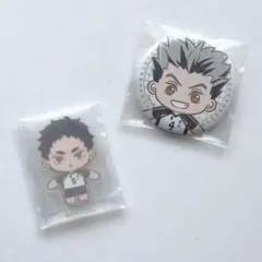 ハイキュー SEGAラッキーくじ アクスタ 缶バッジ 木兎光太郎 赤葦京治