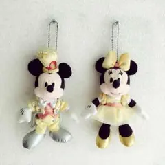 ぬいぐるみバッジ ディズニー ミキミニ セット 30周年記念