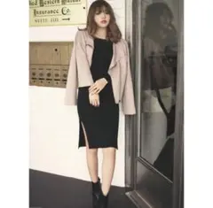 グレイル　2Wayスクエアネックリブニットワンピース rut300