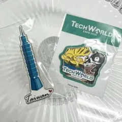 Tech World テックワールド　大阪関西万博 2025 ピンズ 2点セット Tech World テックワールド 大阪関西万博 2025 ピンズ 2点セット