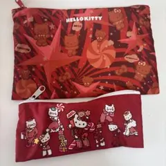 LUMINE×ハローキティ2025クリスマス　限定ポーチ