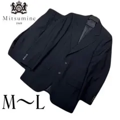 美品　Mitsumine 上下セット　ブラック　ビジネススーツ　フォーマルのサムネイル