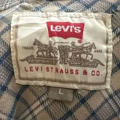 Levi's チェック柄 長袖シャツ L