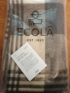 限定値下げ【タグ付き未使用品】ECOLÃ 100%ウール ブランケット　スローM