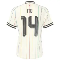 新品未使用】日本代表 アウェイ 伊東純也 #14 ユニフォーム L :日本XL