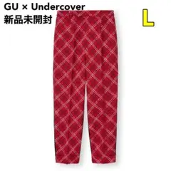 ★新品未使用★ GU アンダーカバー　コラボ　ズボン　ハイウエストチェックパンツ