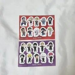 ハンターハンター 銀だこ コラボ限定イラストステッカー 세트