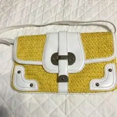 ｒａｆｅハンドバッグ　黄色