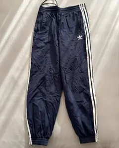 adidas Originalsナイロン トラックパンツ パンツ ネイビー 紺
