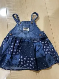OshKosh 6M デニムサロペットワンピース