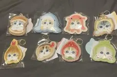 新品未開封 mofusand ふわもこワッペンキーホルダー 8種